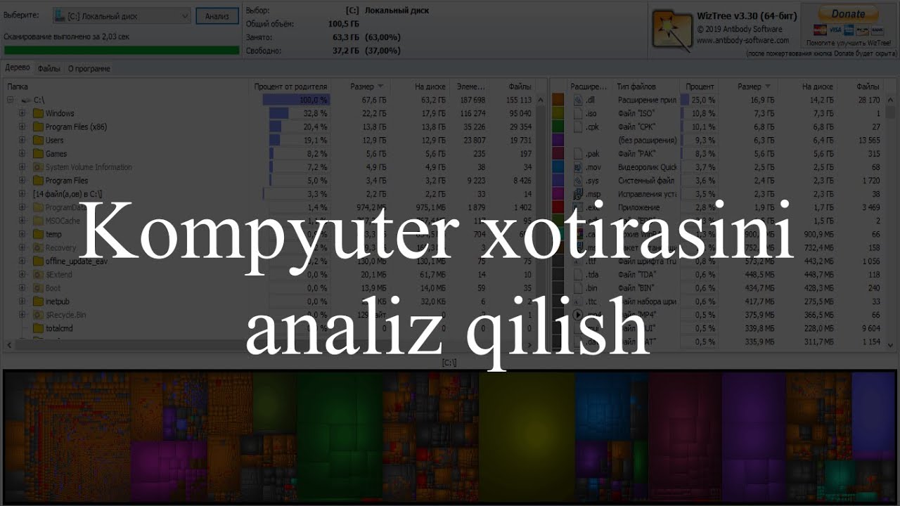 Kompyuter xotirasini analiz qilish (tekshirish) (windows 7/8/8.1/10)